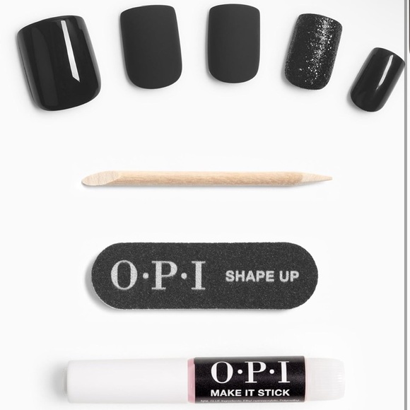 Little Black Onyx Dress | OPI On Point Instant Press-On Mani - Black - Picture 6 of 6